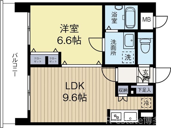 アコール県庁前の物件間取画像